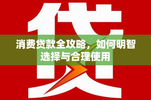 原平消费贷款全攻略，如何明智选择与合理使用