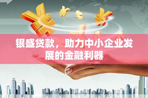原平银盛贷款，助力中小企业发展的金融利器