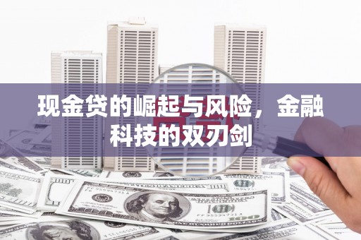 原平现金贷的崛起与风险，金融科技的双刃剑