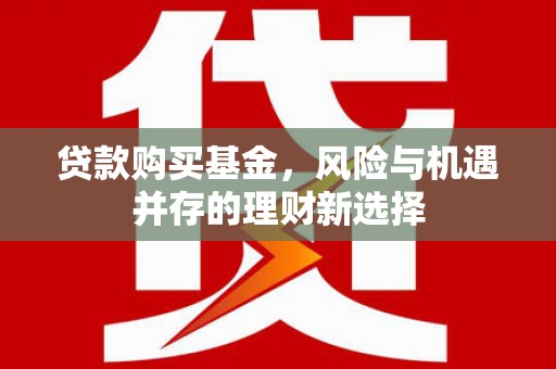 原平贷款购买基金，风险与机遇并存的理财新选择