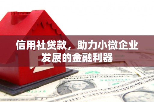 原平信用社贷款，助力小微企业发展的金融利器