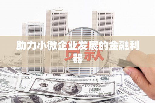 原平助力小微企业发展的金融利器